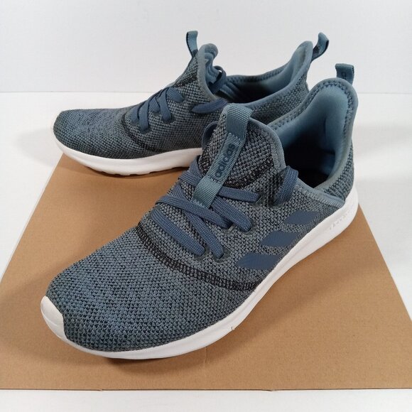 Adidas Athletic Shoes Women 8.5 Cloadfoam Pure Blue Sneakers Lace Up - Picture 1 of 14